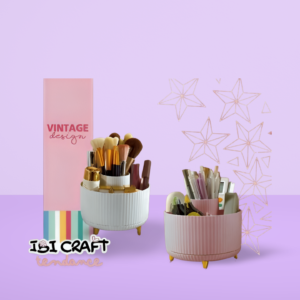 Organizador escritorio 360ª ibi craft tendance rosa
