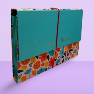 Carpeta ibi craft 6 divisiones flowers