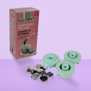 Marca: IBI CRAFT Molde ibi craft de 32 mm + 5 sets de pins p/prensa