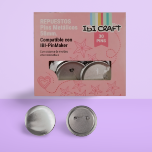 Set de 30 pins ibi craft de 58 mm