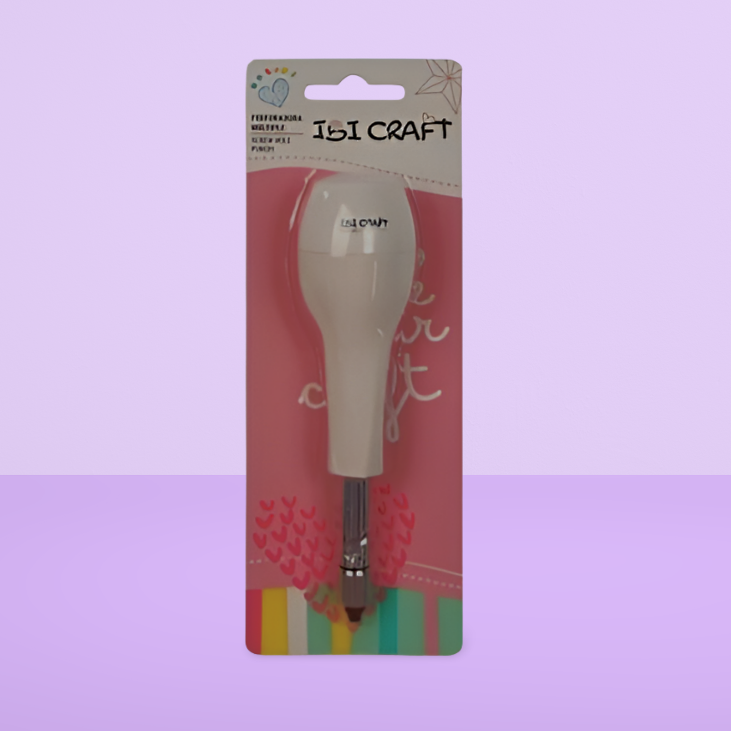 Sacabocado ibi craft tipo punzon c/3 puntas intercambiables 23 y 4 mm