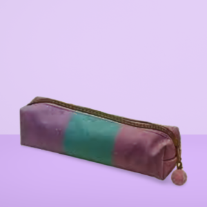Cartuchera BRW tonos pasteles c/pompom